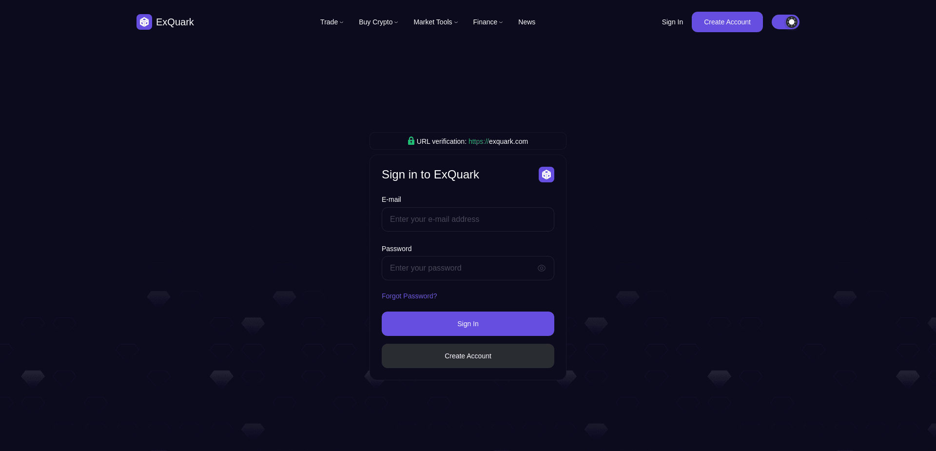 Screenshot for exquark.com - 0