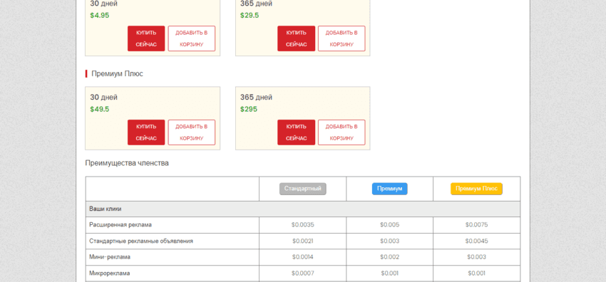 требования оплаты тарифа для работы 