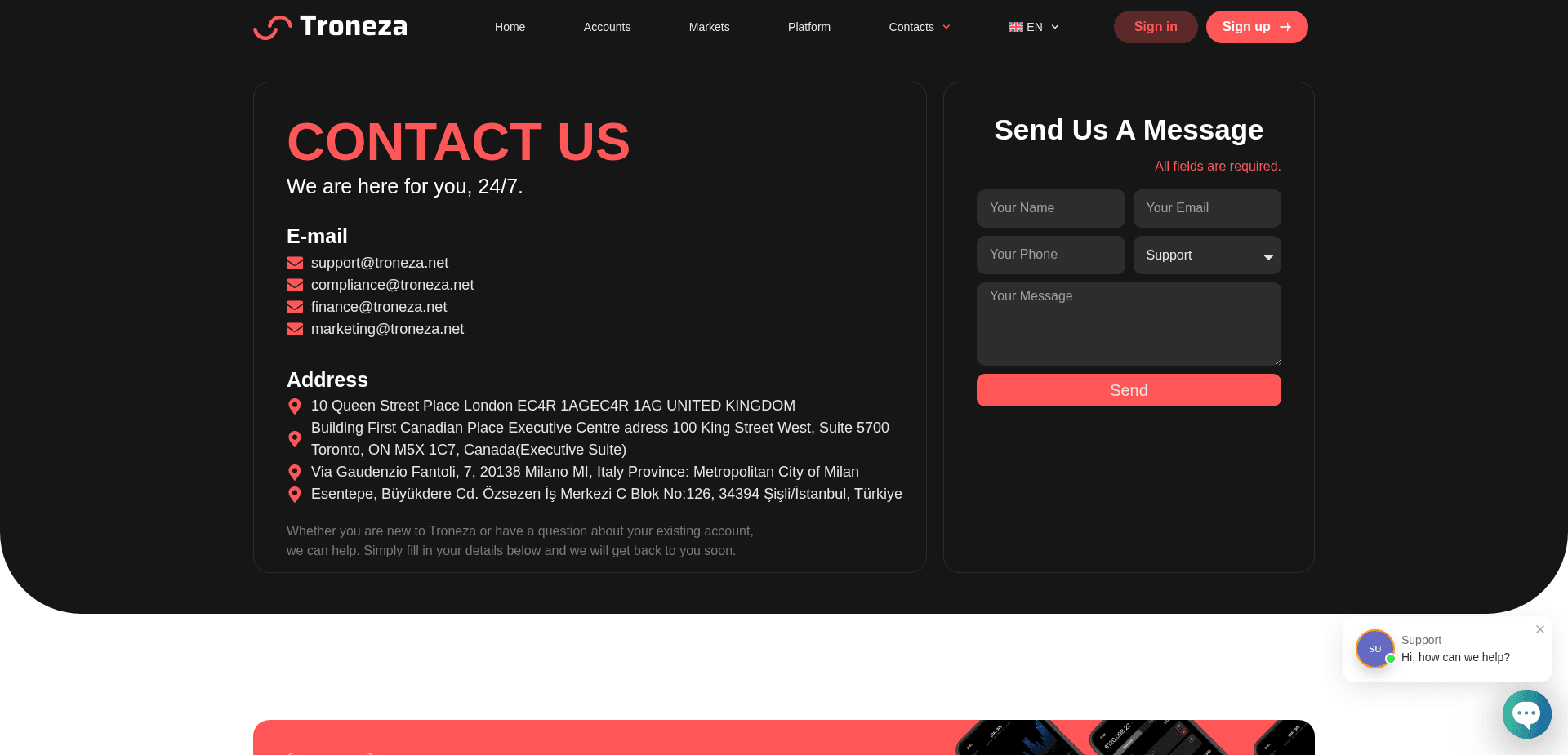 Screenshot for troneza.net - 2