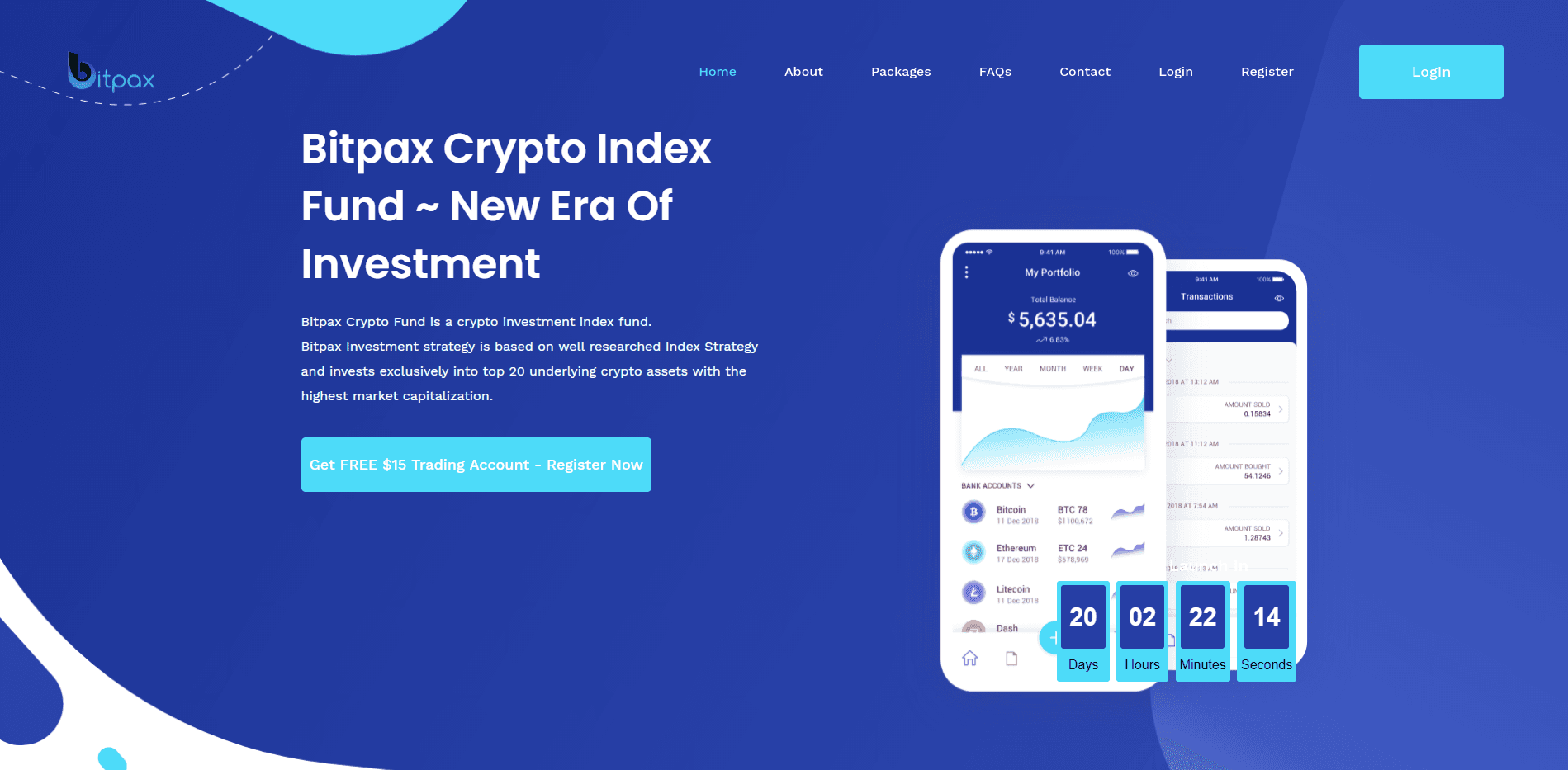 Bitpax Crypto Index Fund отзывы и обзор. Развод, лохотрон или правда. Только честные и правдивые отзывы на Baxov.Net
