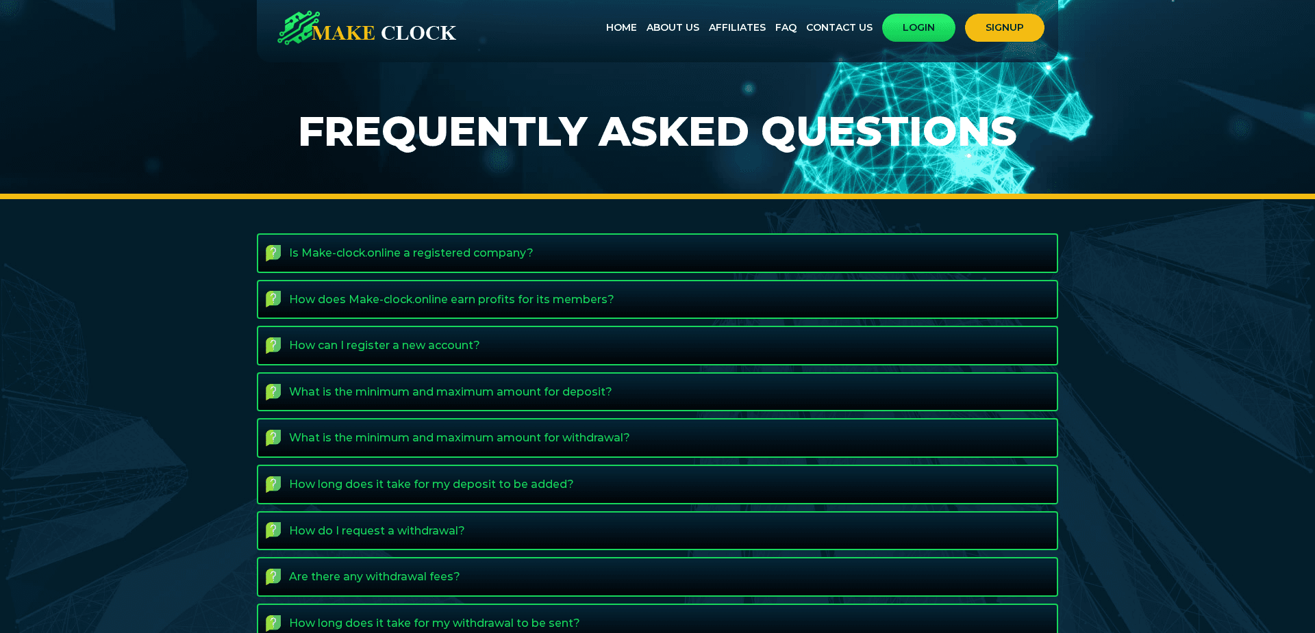 Screenshot for make-clock.online - 0