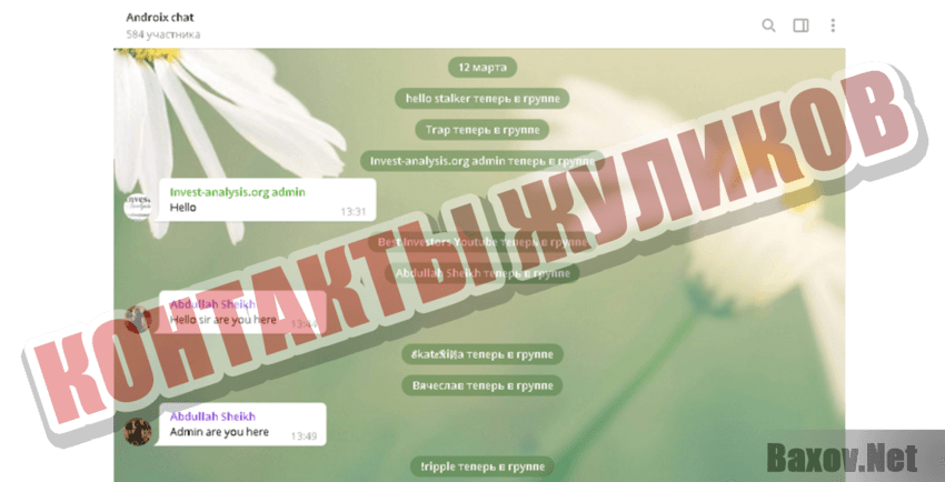 Abdroix Контакты жуликов