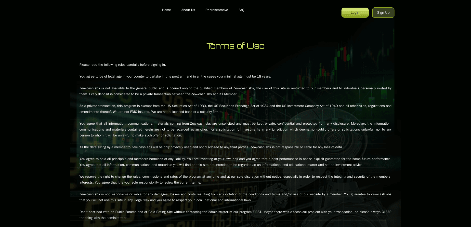 Screenshot for zew-cash.sbs - 0