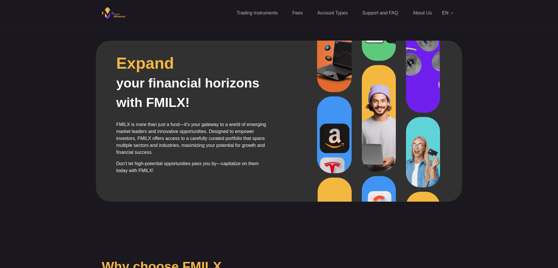 Screenshot for new-millennium-fund.net - 0