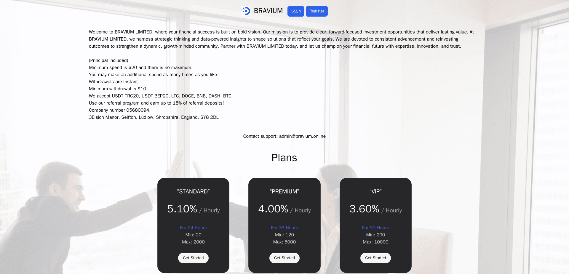 Screenshot for bravium.online - 0