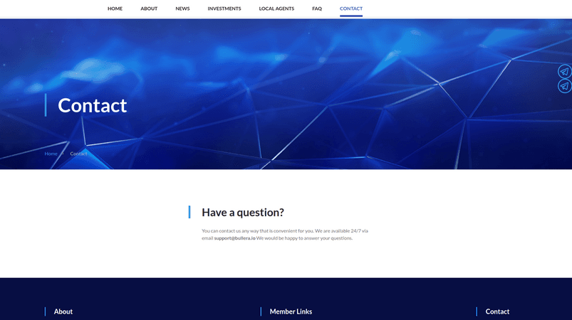 Bullera.io - контакты