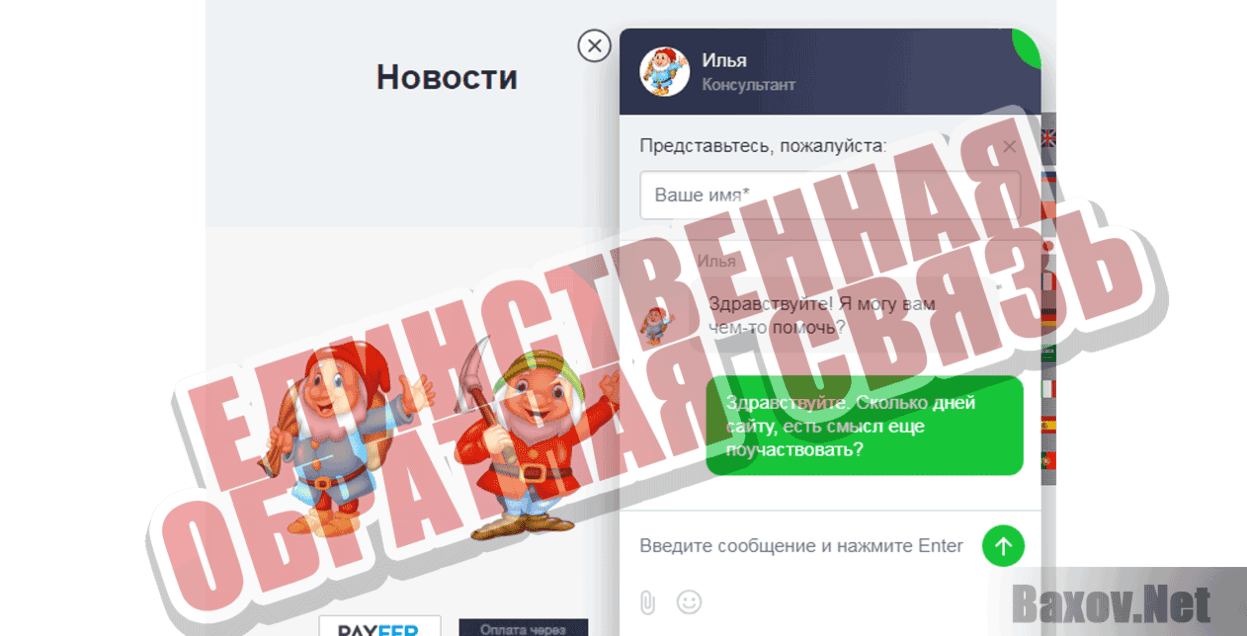 Gnome Game Единственная обратная связь