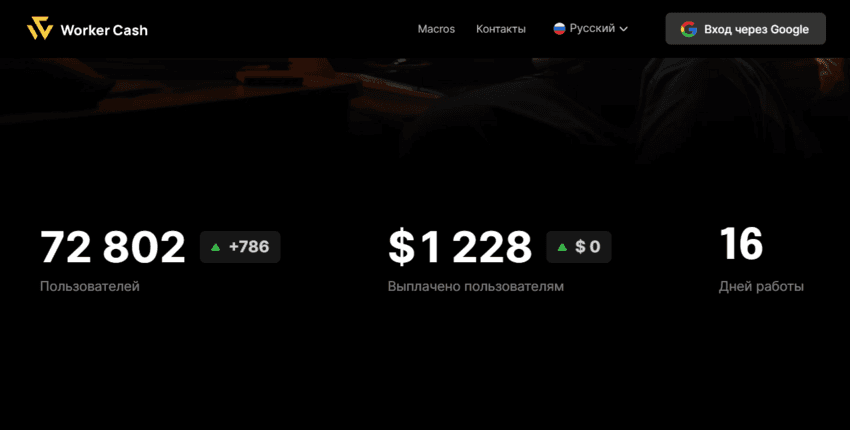 липовая статистика проекта мошенников