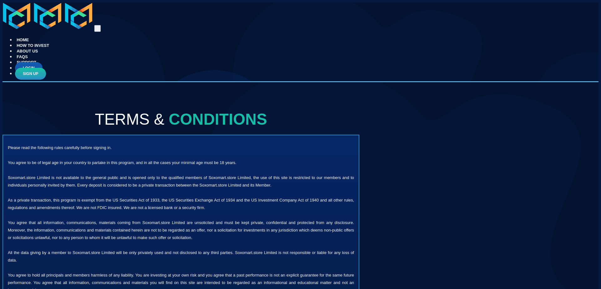 Screenshot for soxomart.store - 0