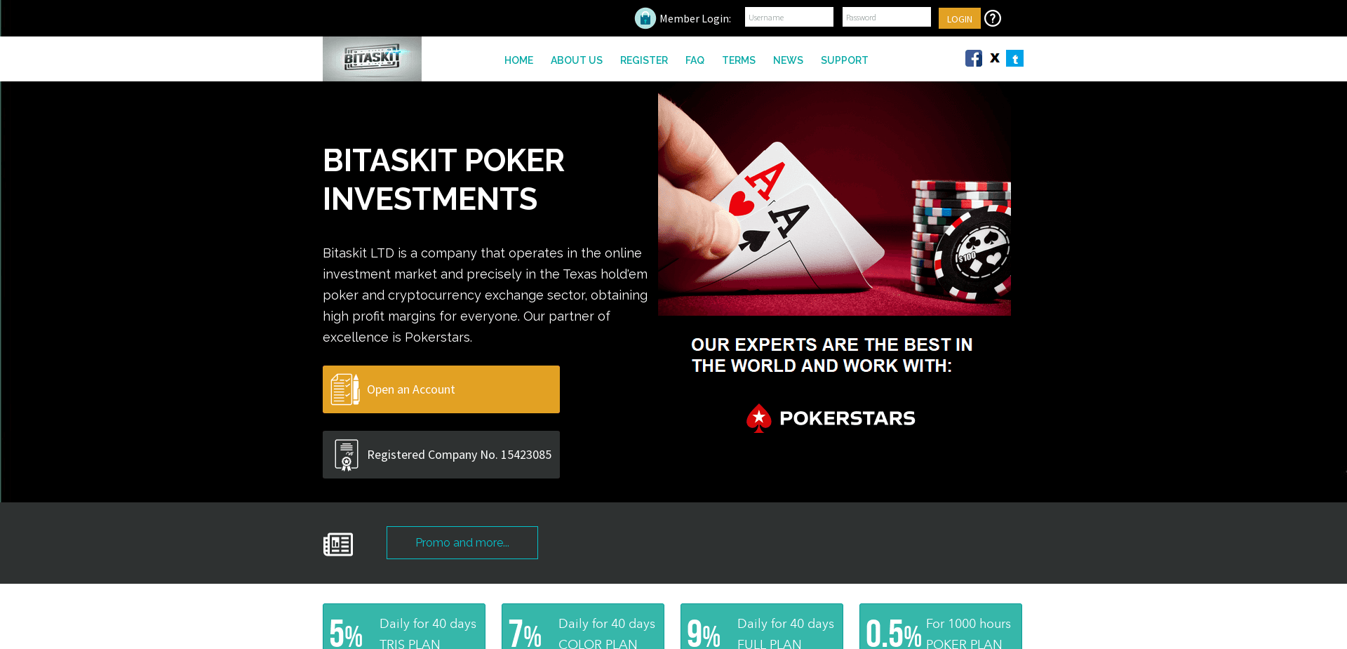 Screenshot for bitaskit.com - 1
