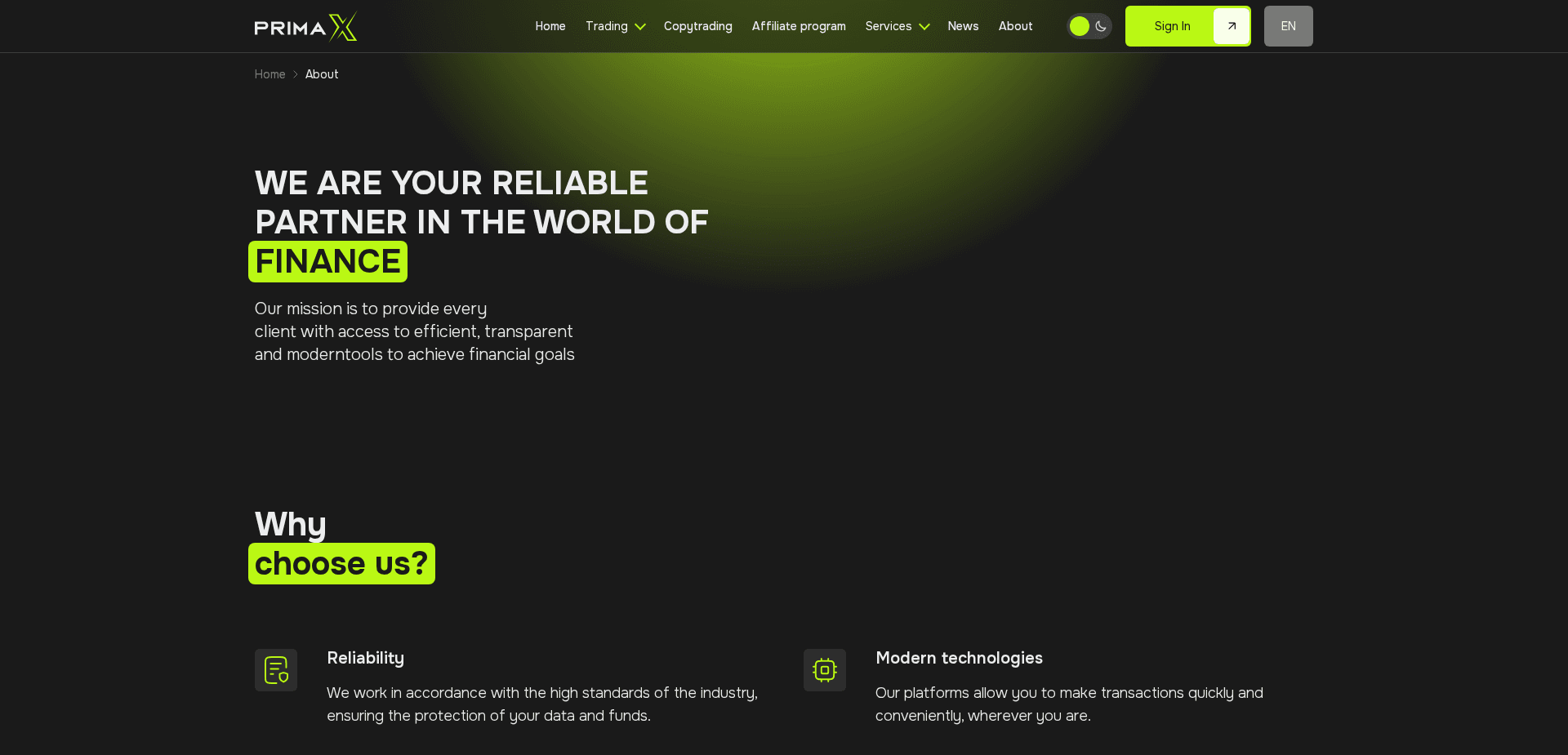 Screenshot for primaxbroker.com - 3