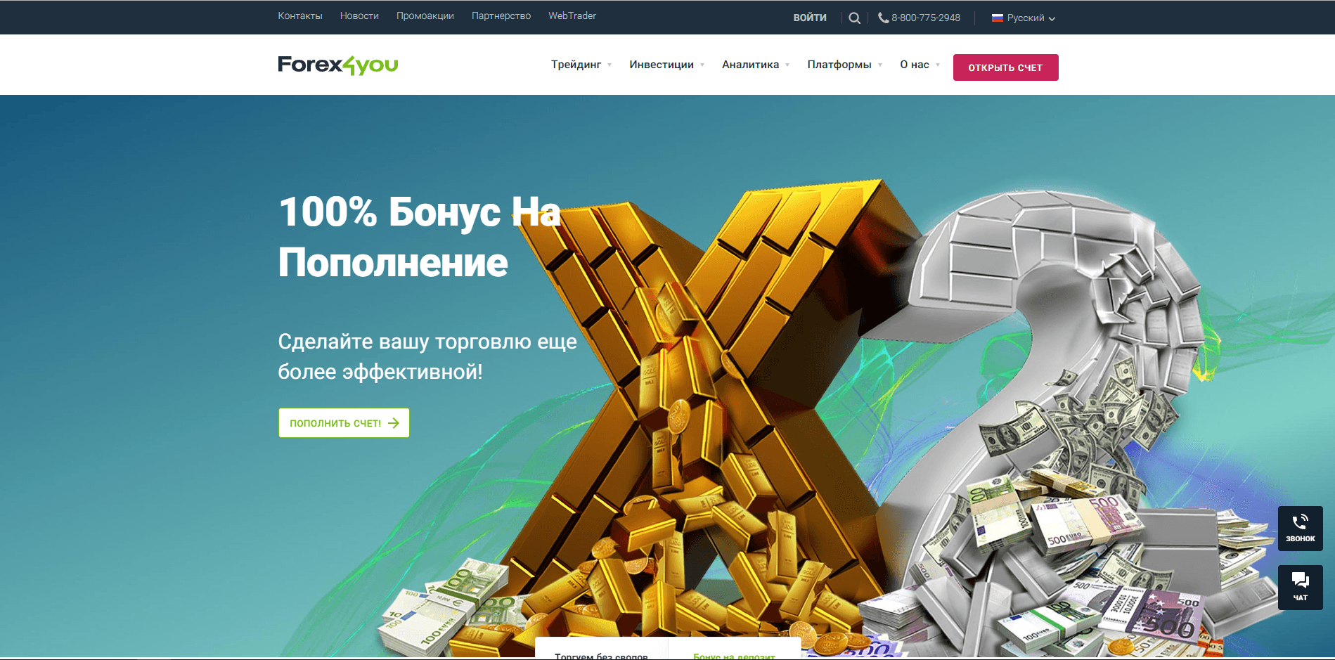 Forex4you - лохотрон