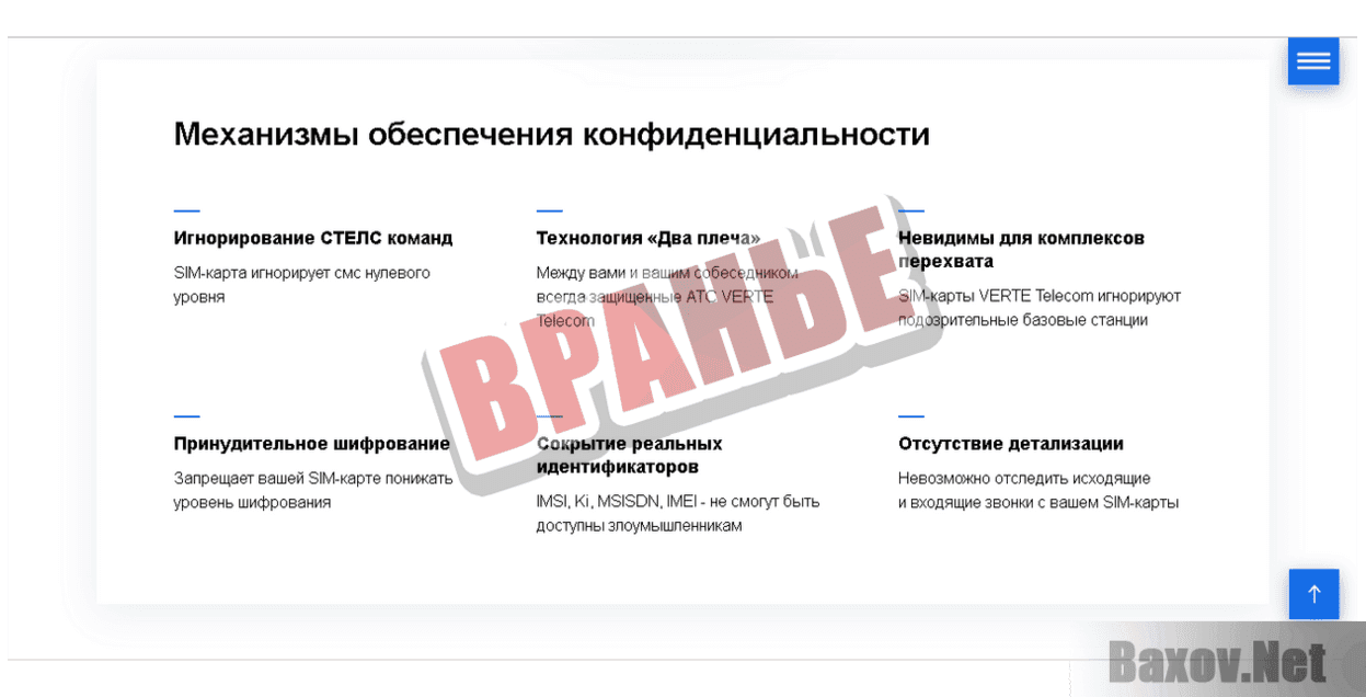 VERTE Telecom Вранье