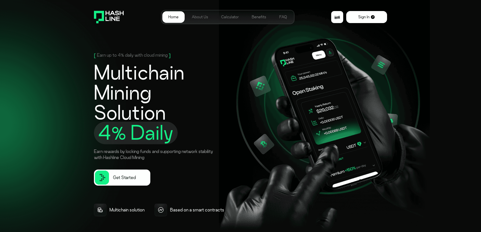 Screenshot for hashline.io - 0