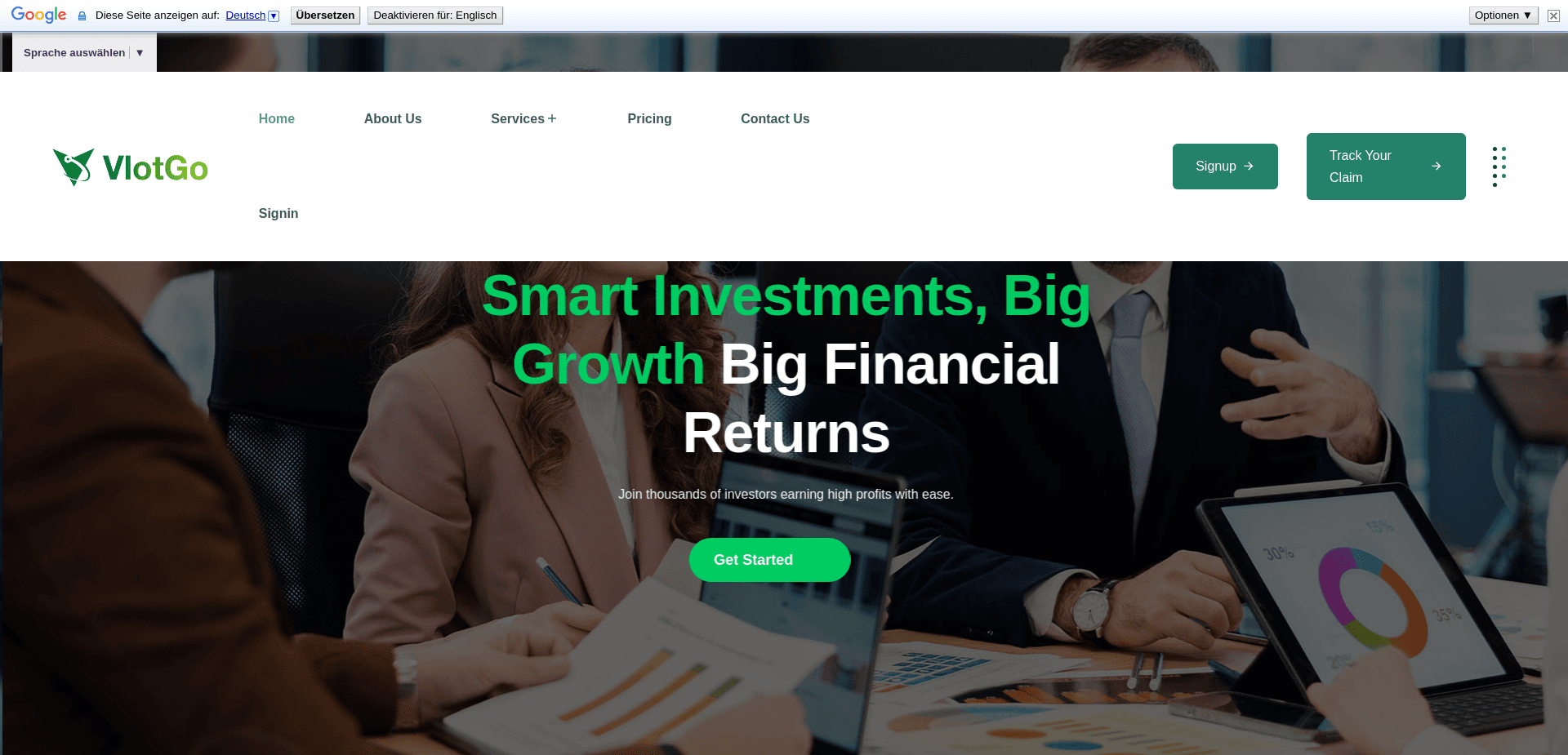 Screenshot for vlotgo.com - 1