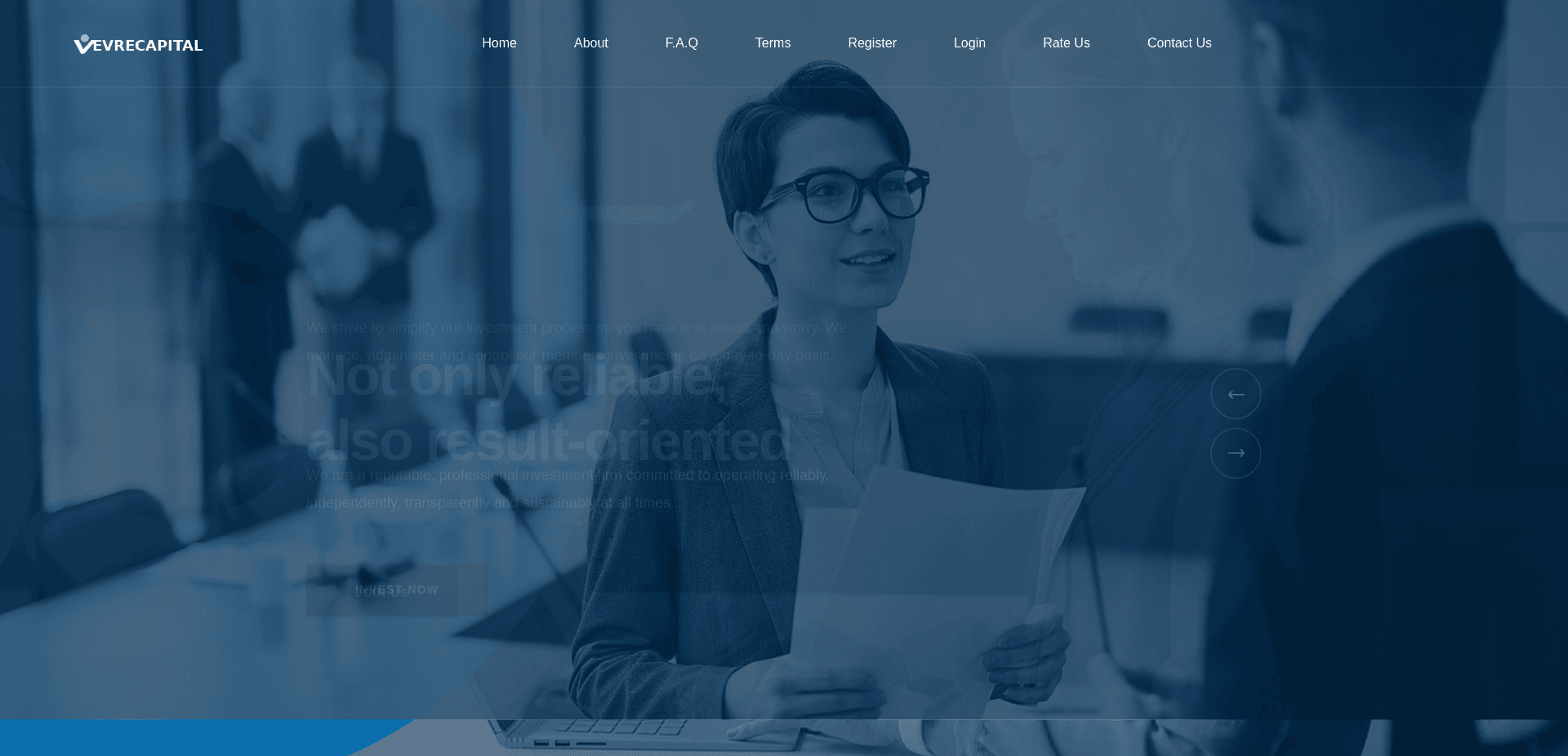 Screenshot for vevrecapital.net - 3