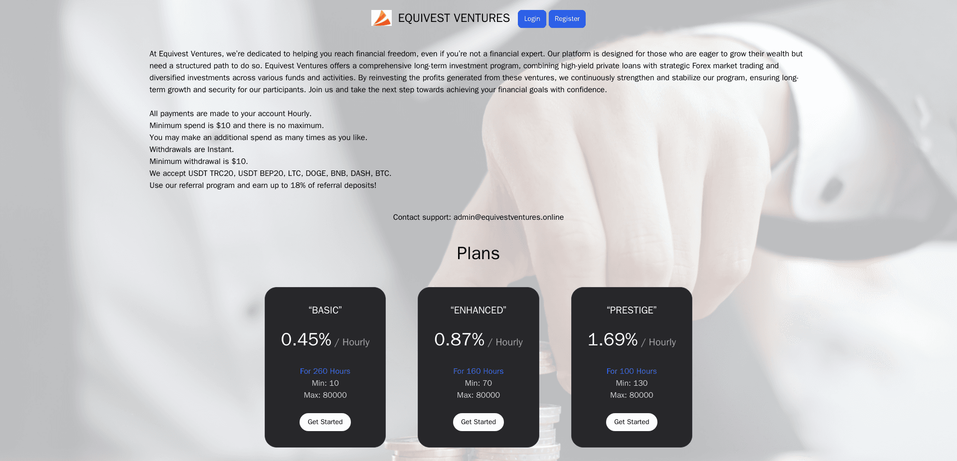 Equivest Ventures отзывы и обзор. Развод, лохотрон или правда. Только честные и правдивые отзывы.