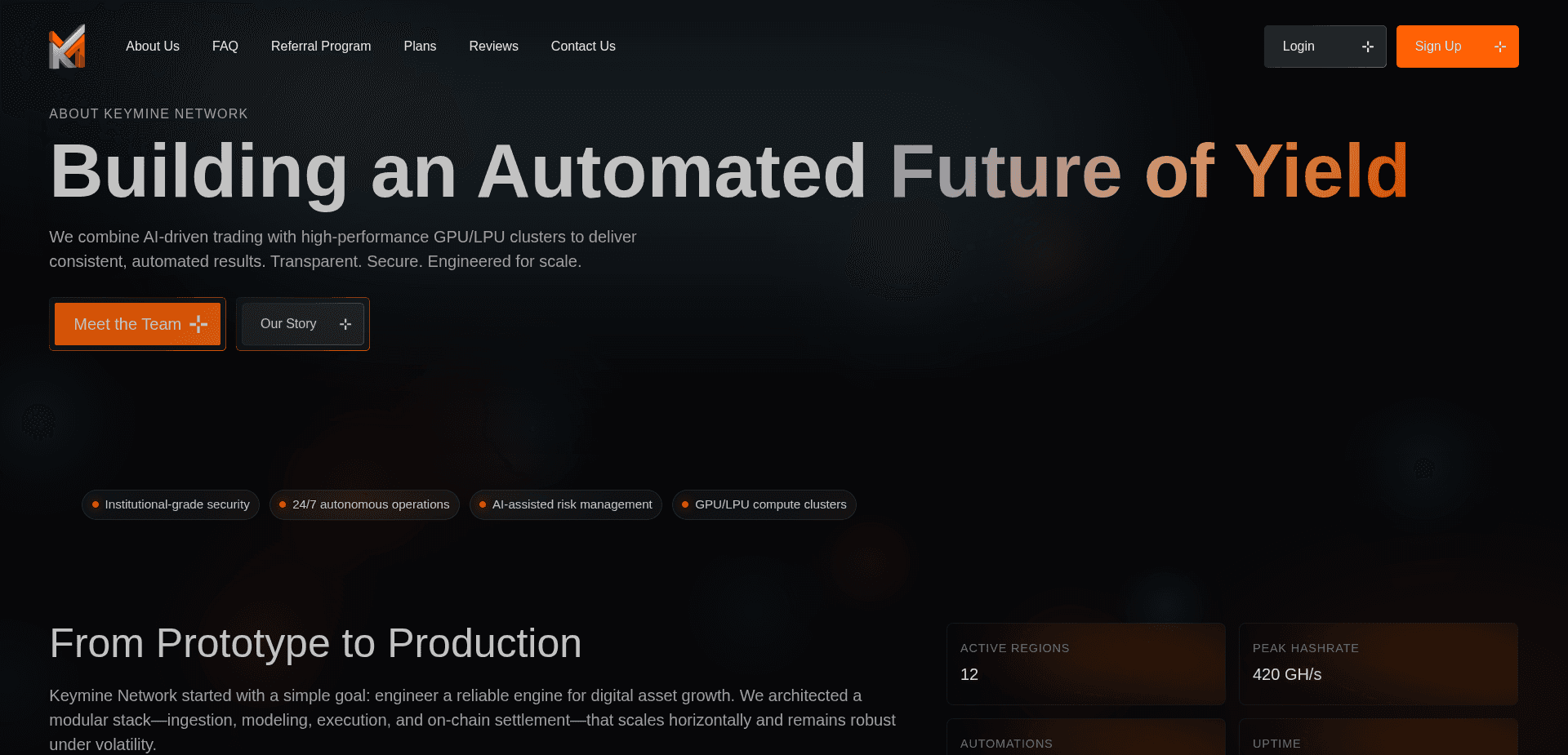 Screenshot for keymine.cc - 0