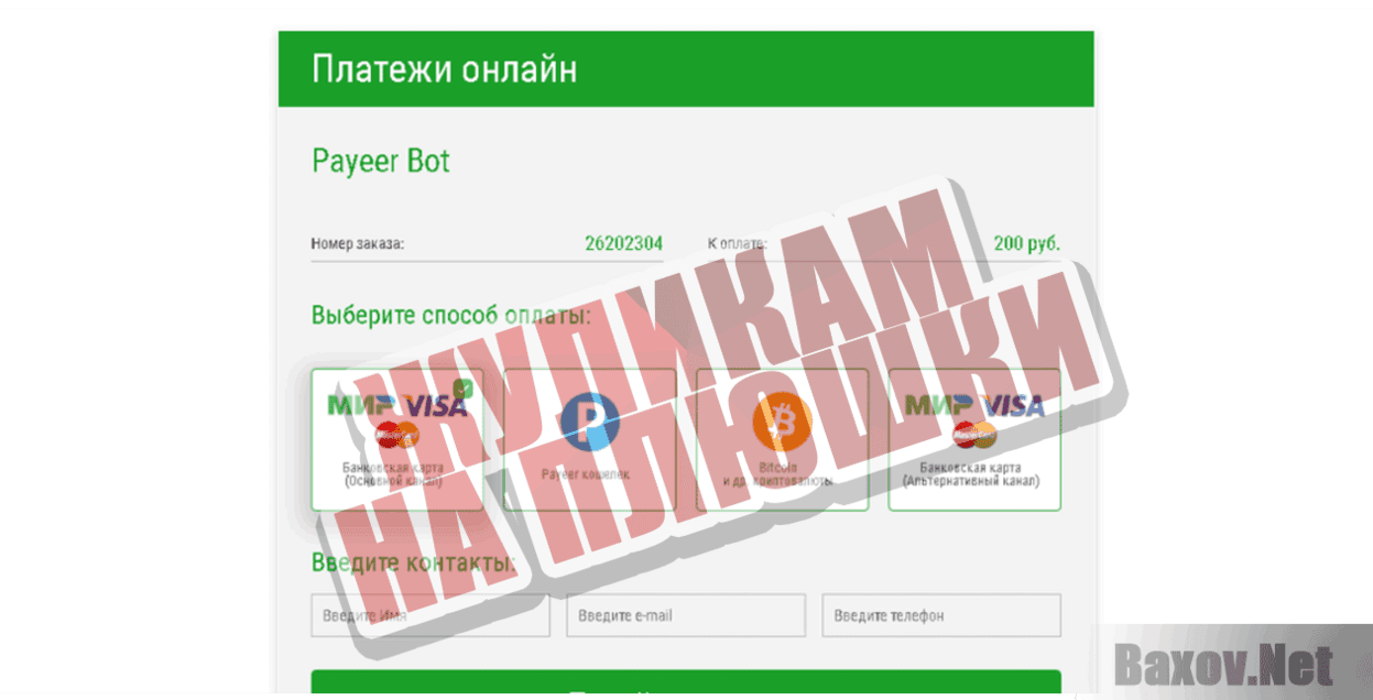 PAYEER Bot Жуликам на плюшки