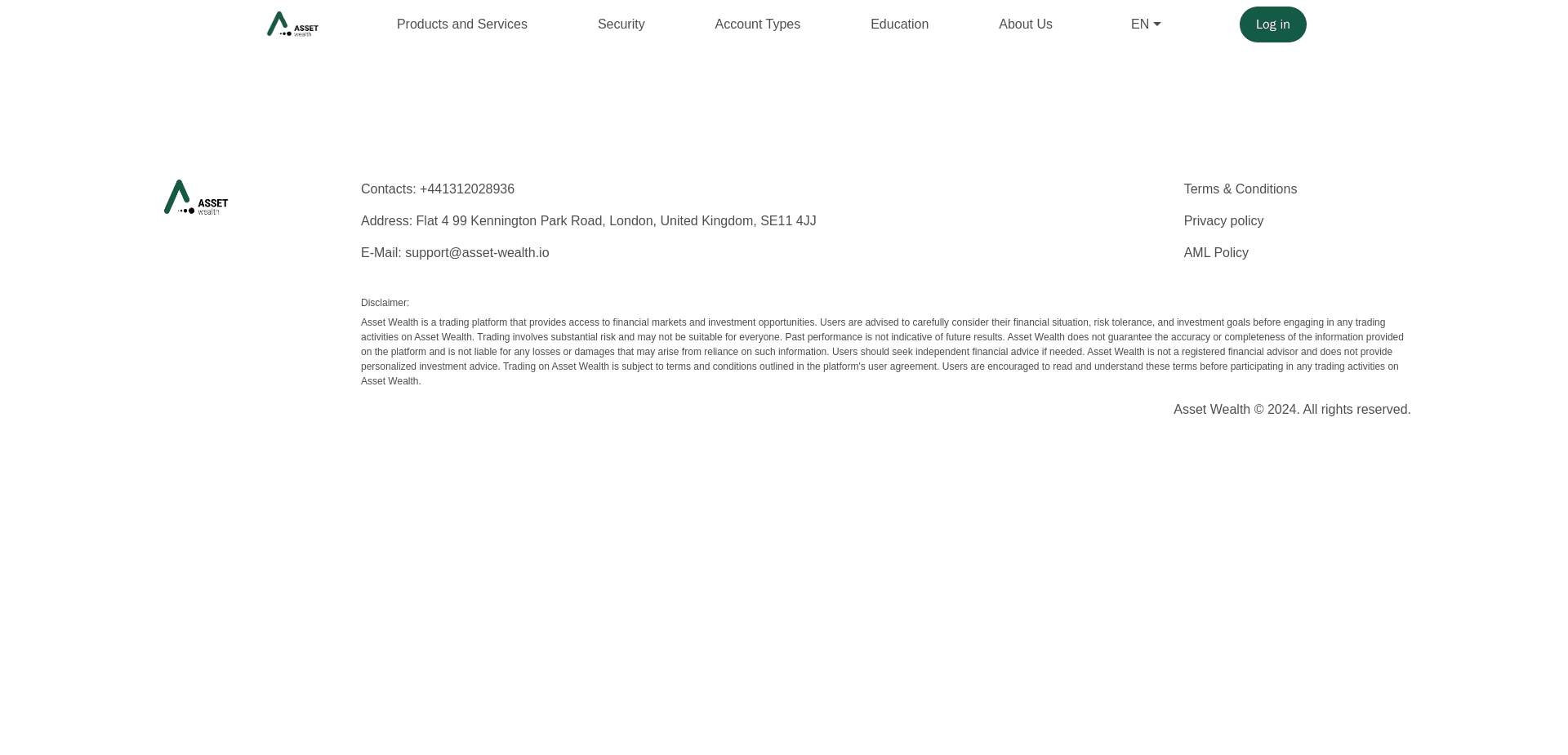 Screenshot for asset-wealth.io - 1