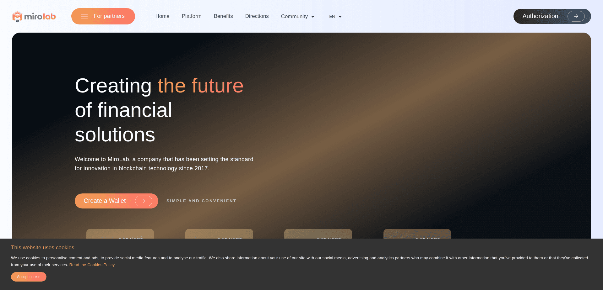 Screenshot for mirolab.com - 0