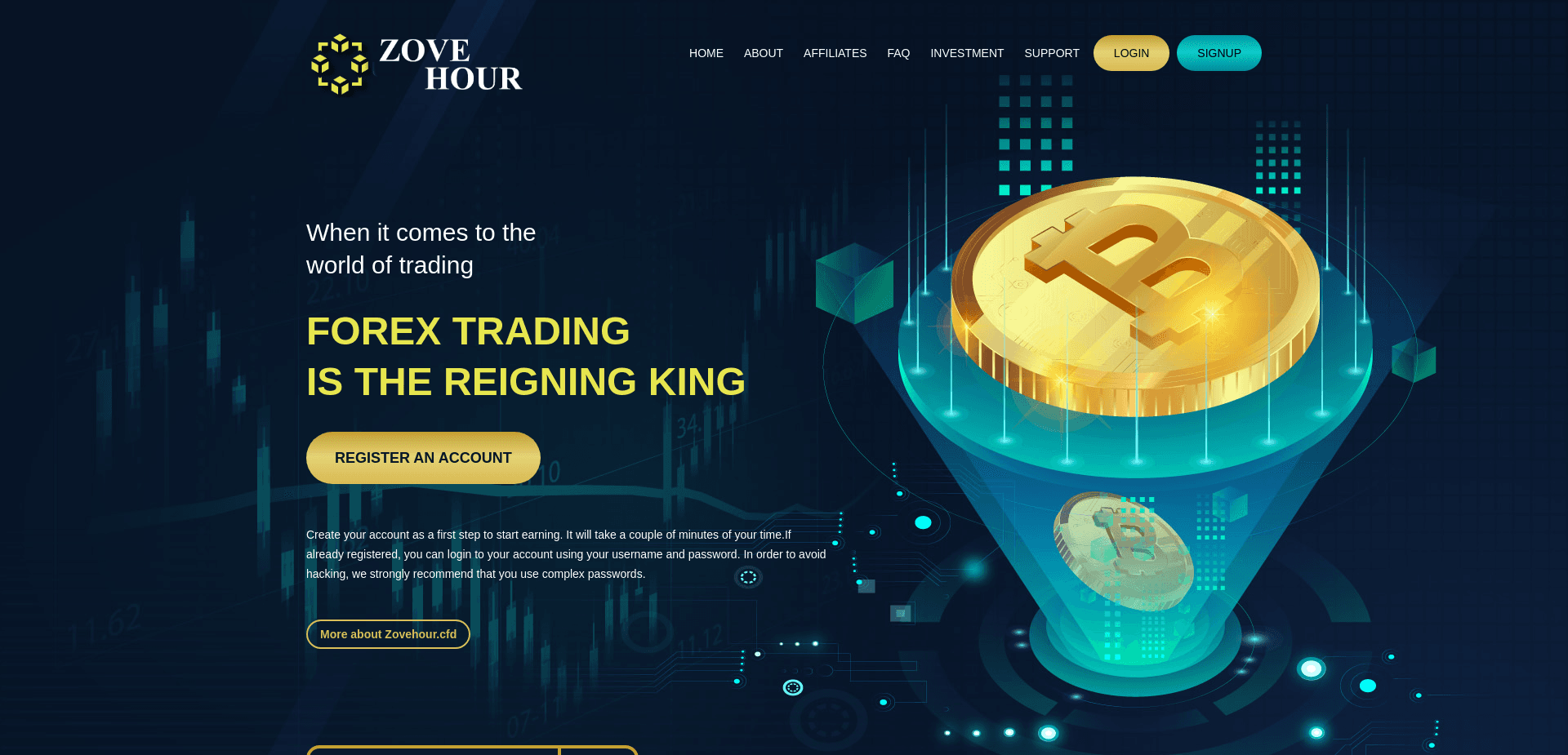 Screenshot for zovehour.cfd - 3