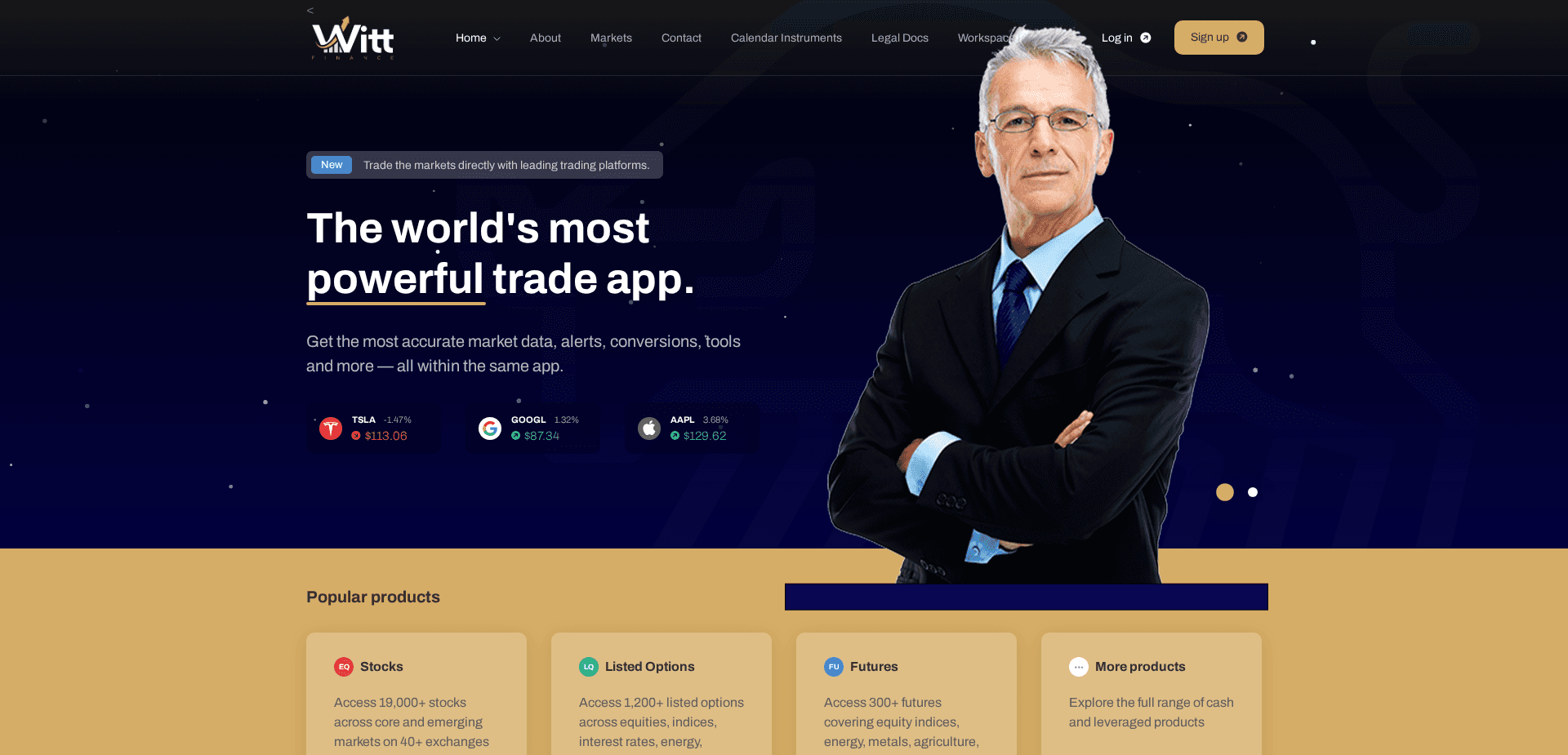 Screenshot for wittfinanceglobal.com - 1