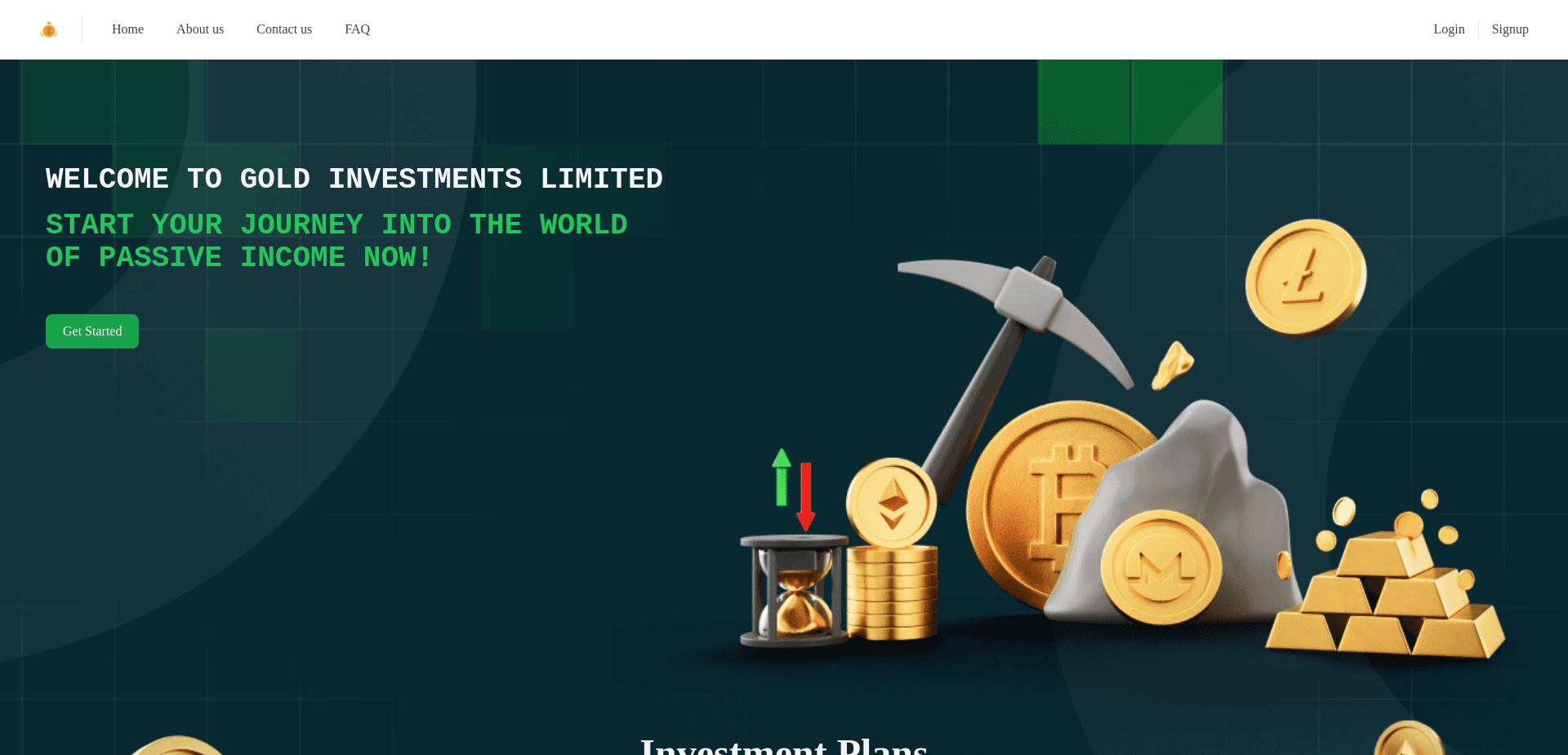 Screenshot for goldinvestments.store - 2