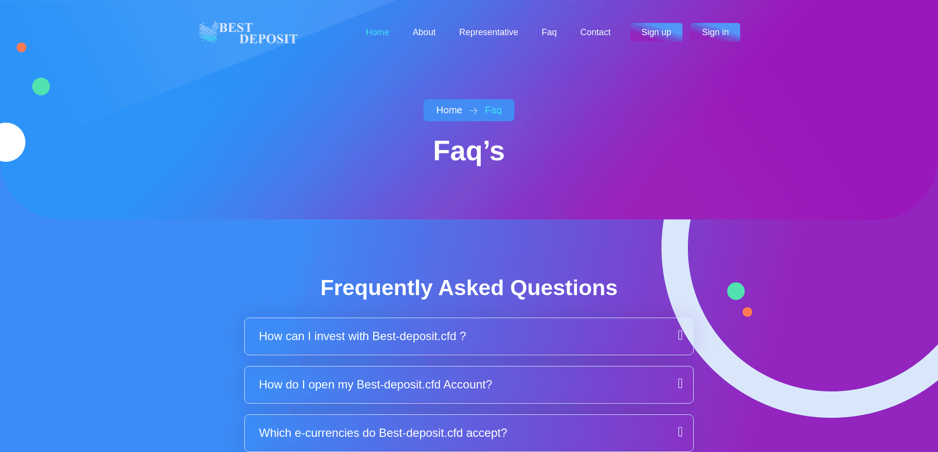 Screenshot for best-deposit.cfd - 1