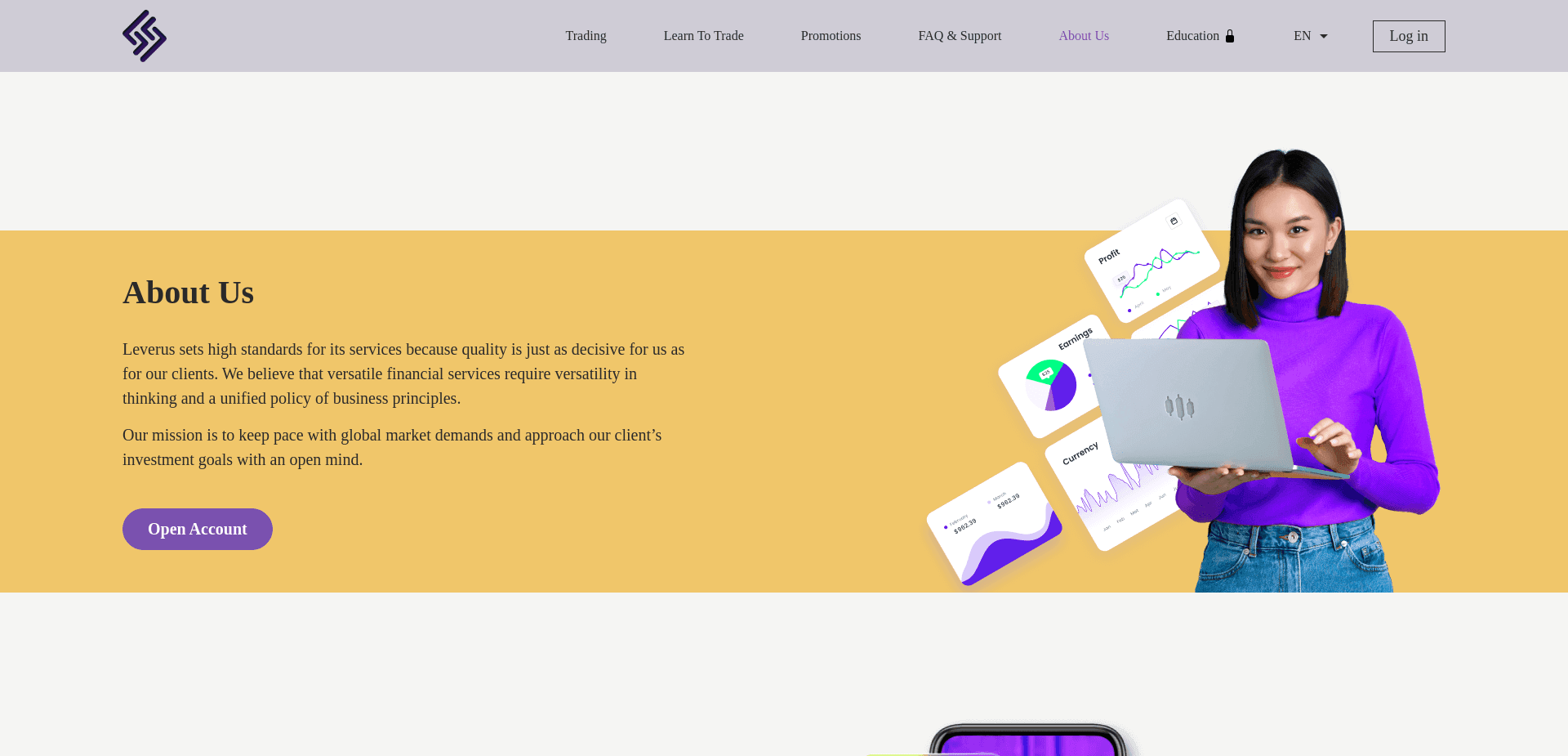 Screenshot for leverus.net - 2