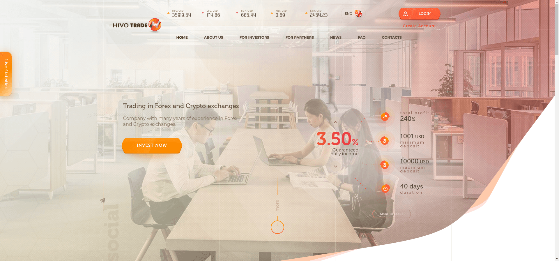 Hivo Trade отзывы и обзор. Развод, лохотрон или правда. Только честные и правдивые отзывы на Baxov.Net