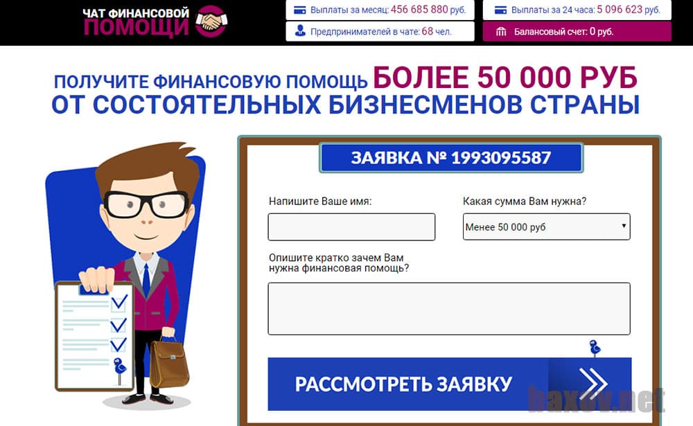 Чат финансовой помощи