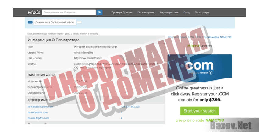 LibraOption Информация о домене