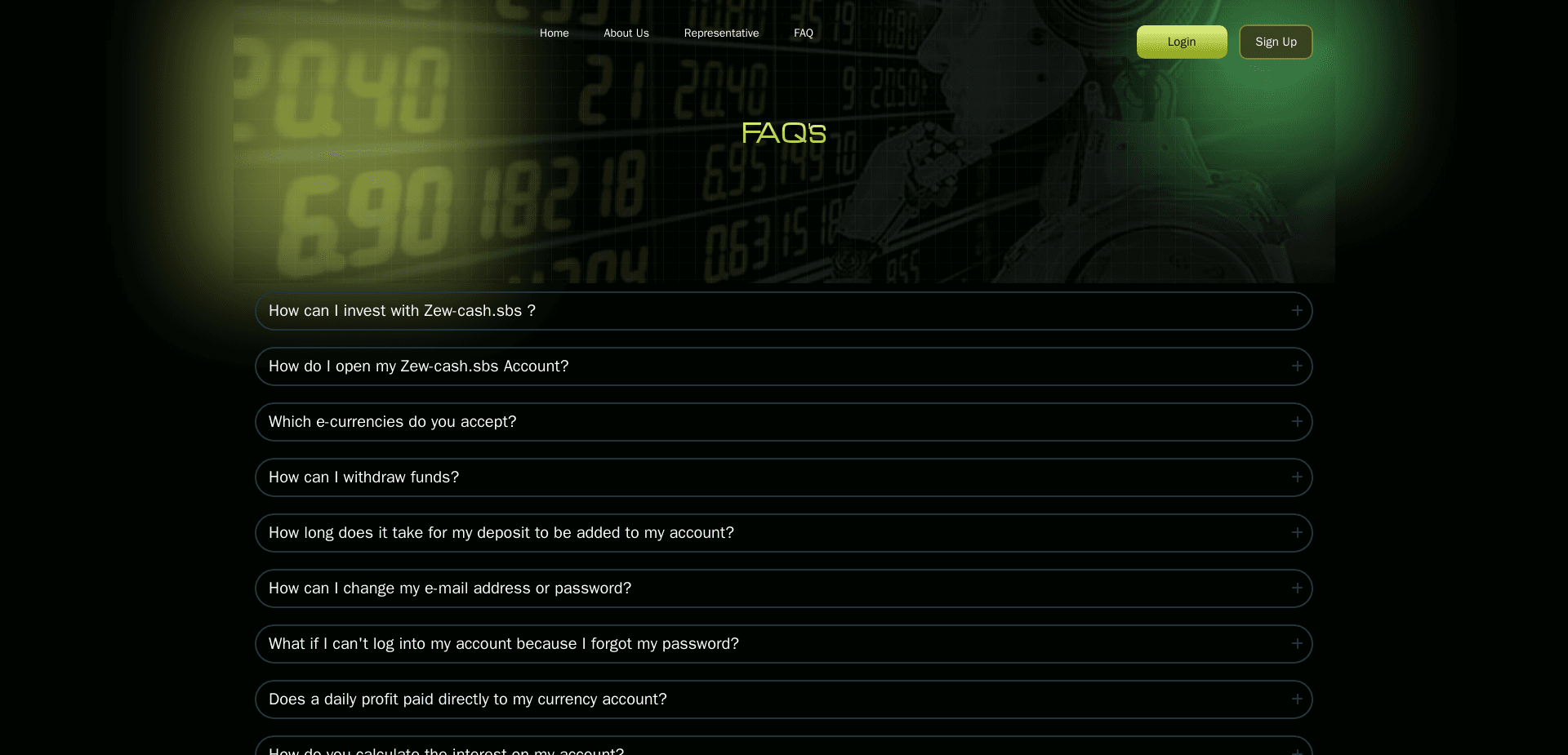 Screenshot for zew-cash.sbs - 1