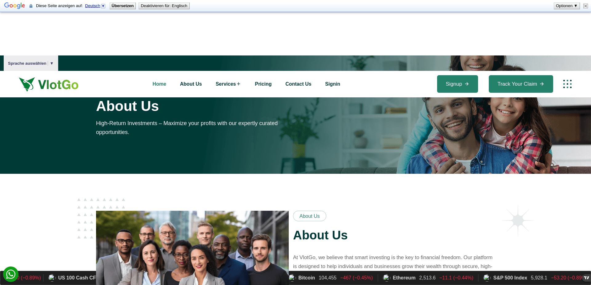 Screenshot for vlotgo.com - 4