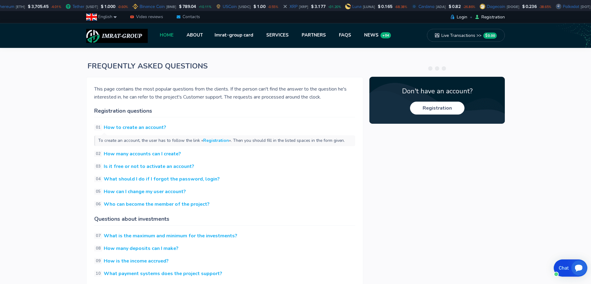 Screenshot for imrat-group.com - 1