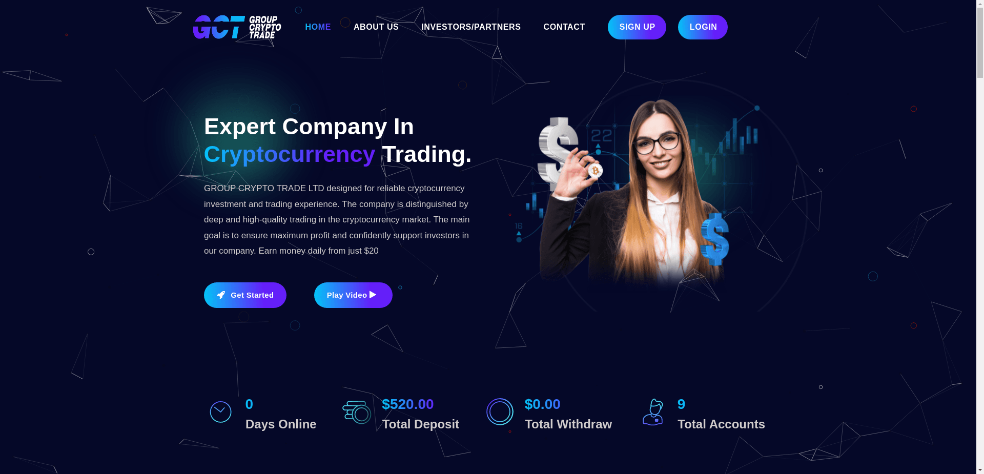 Group Crypto Trade Ltd отзывы и обзор. Развод, лохотрон или правда. Только честные и правдивые отзывы.