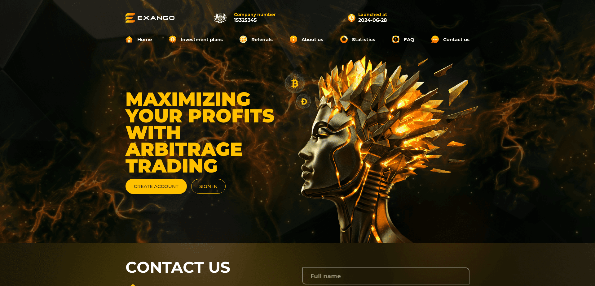 Screenshot for exango.me - 0