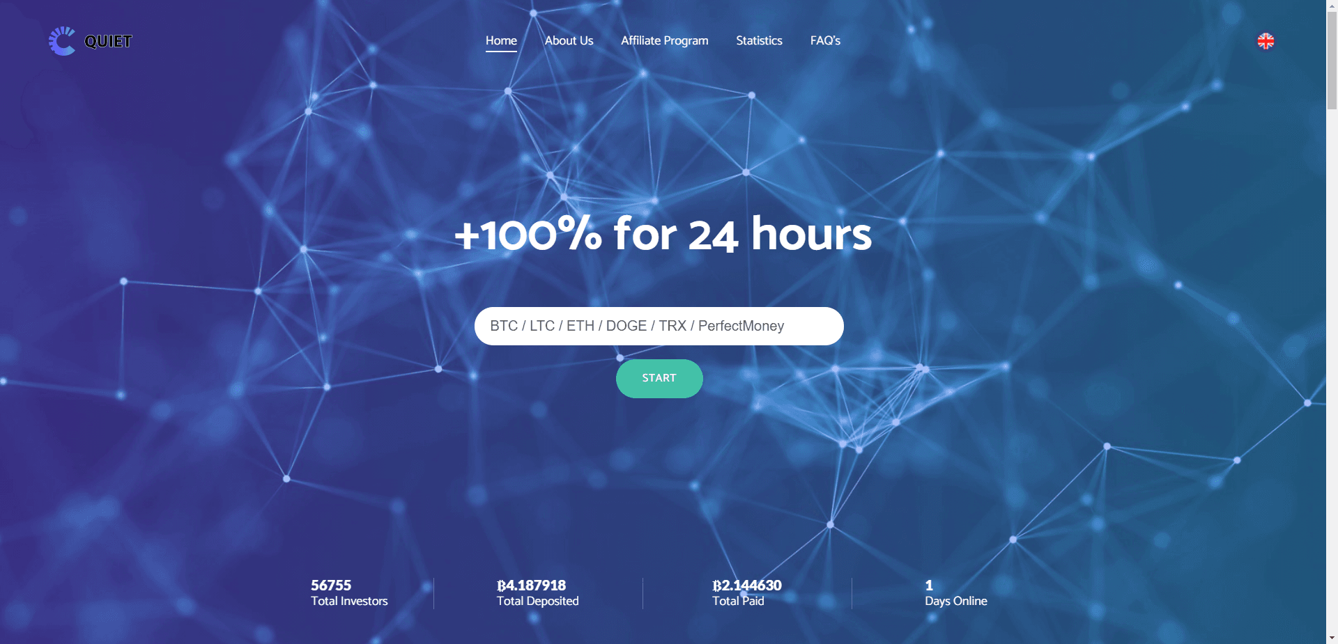 Crypto-Quiet отзывы и обзор. Развод, лохотрон или правда. Только честные и правдивые отзывы на Baxov.Net