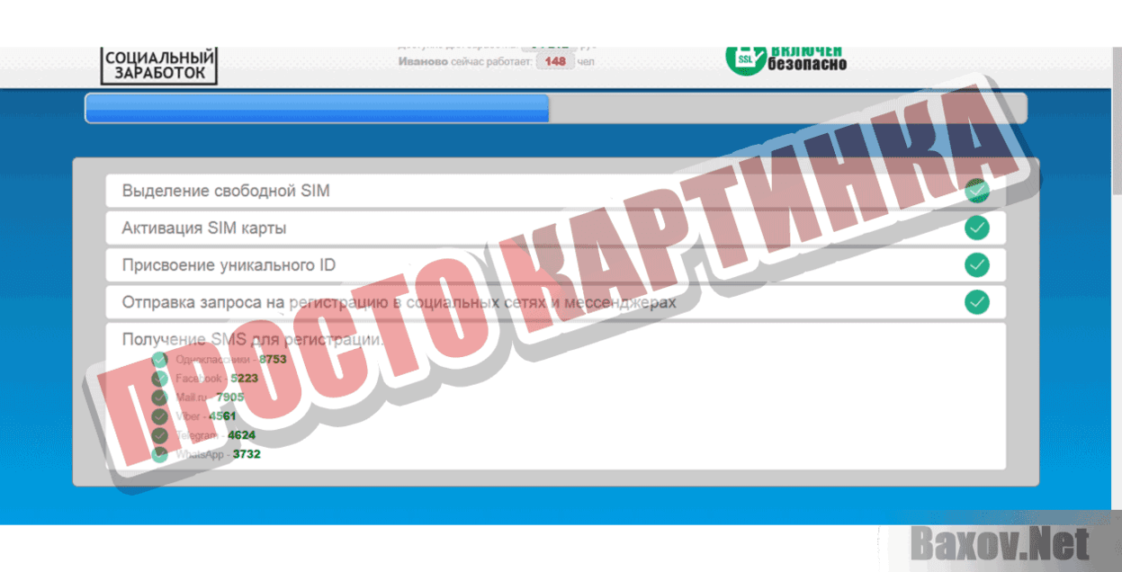 Социальный заработок Просто картинка