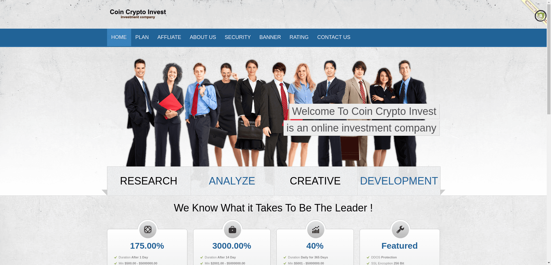 Coin Crypto Invest отзывы и обзор. Развод, лохотрон или правда. Только честные и правдивые отзывы на Baxov.Net