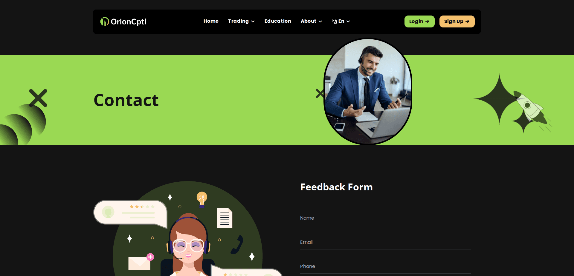 Website screenshot for https://orioncptl.com/ - 2