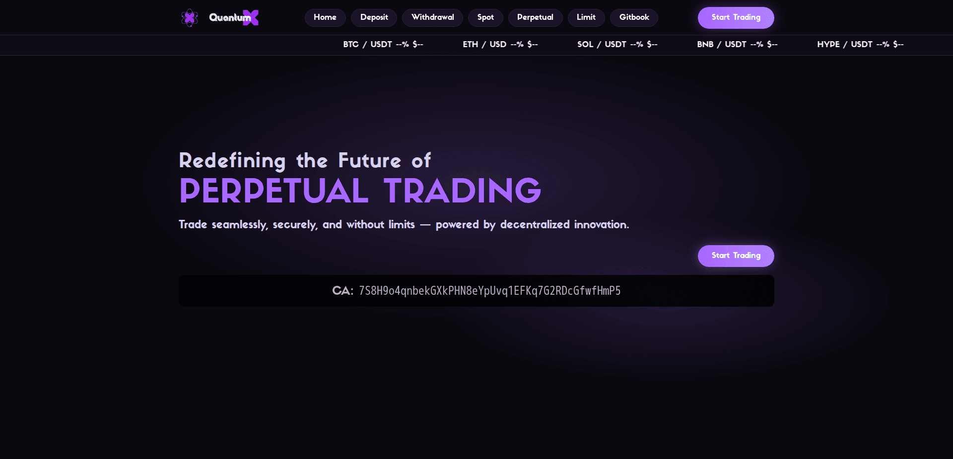 Website screenshot for https://quant-x.pro/ - 1