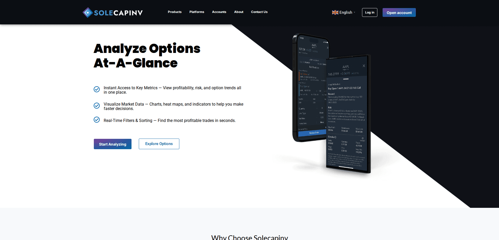 Website screenshot for https://solecapinv.org/ - 1