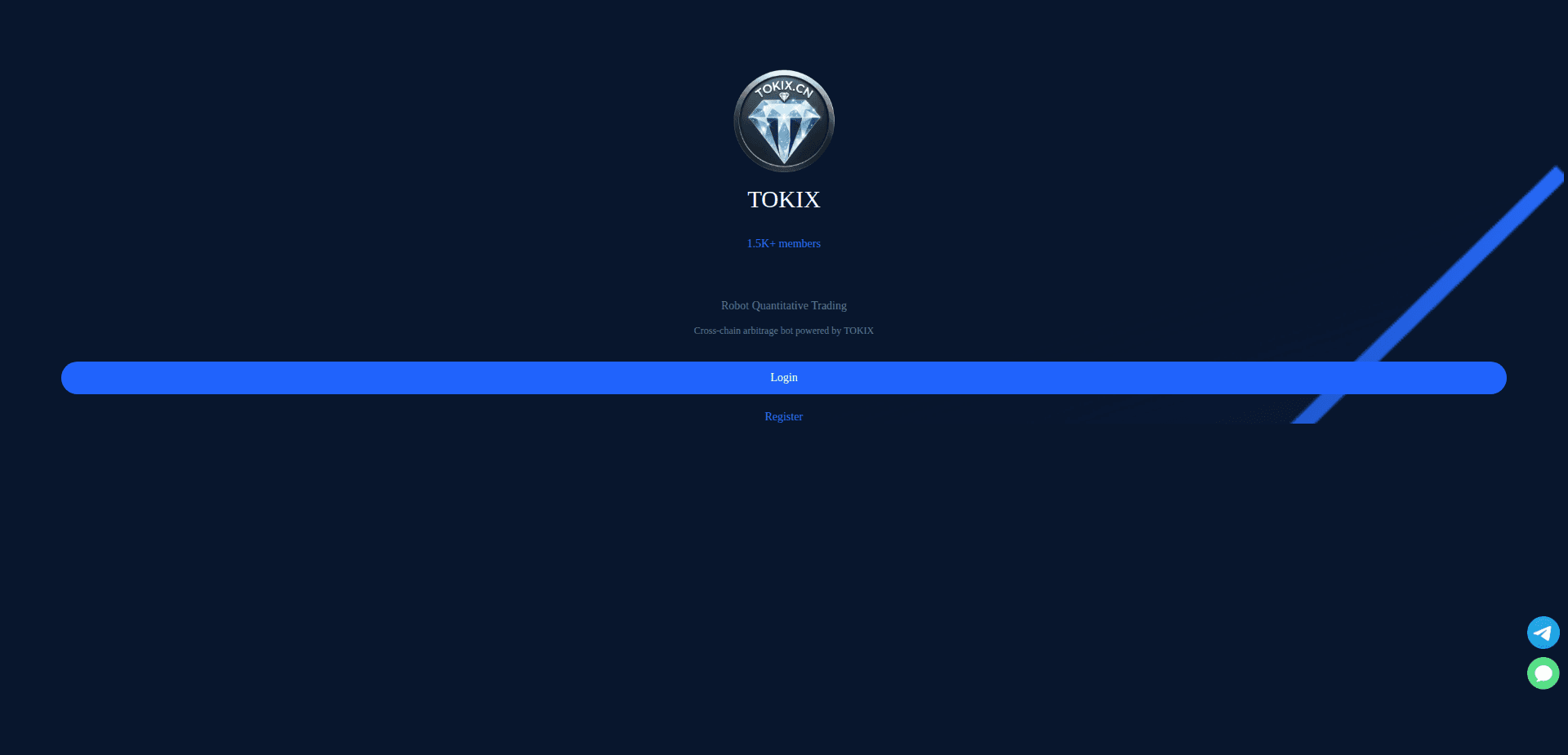 Website screenshot for https://tokix.cn/ - 1