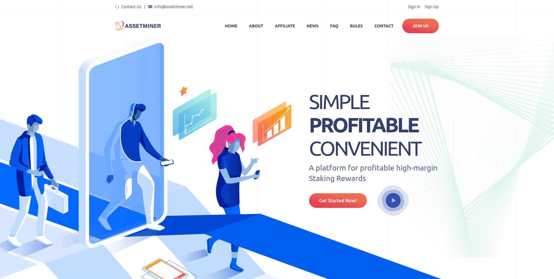 Screenshot 1 - assetminer.net