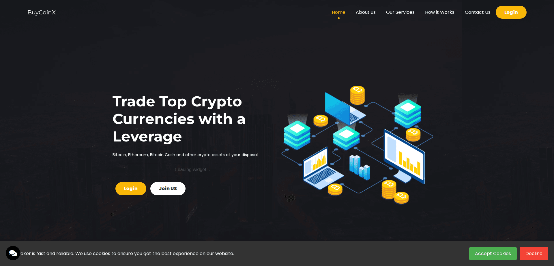 Website screenshot for https://buycoinx.live/ - 1