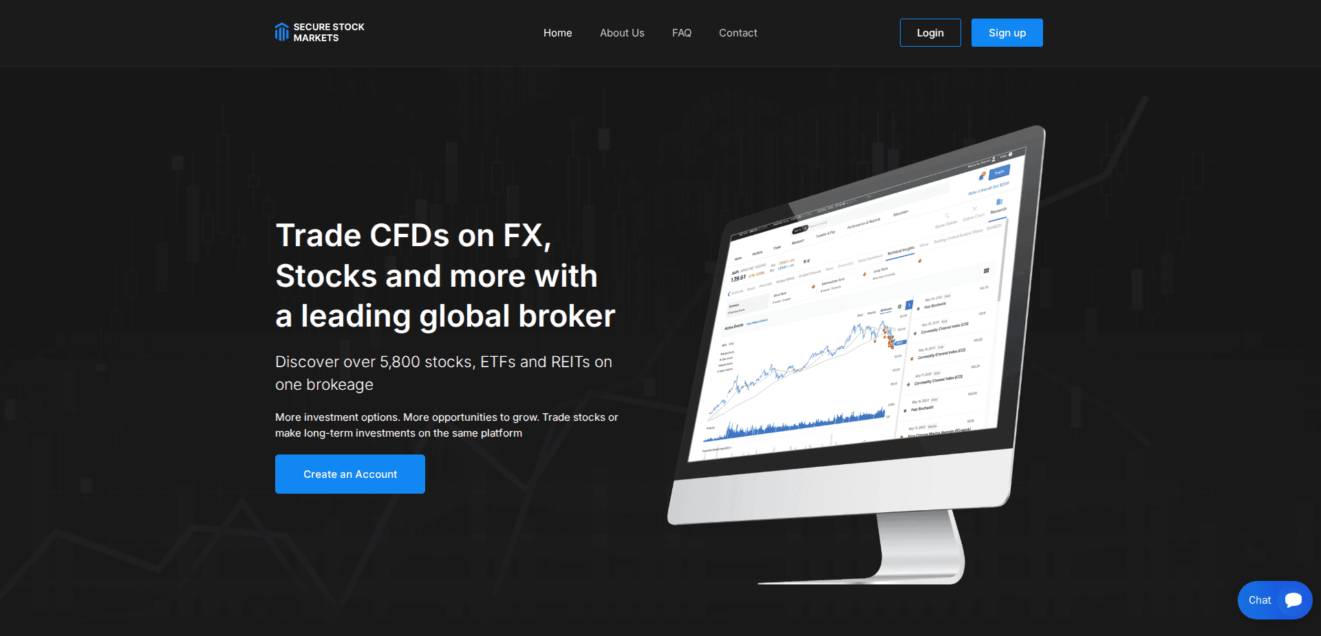 Website screenshot for https://securestockmarkets.com/ - 1