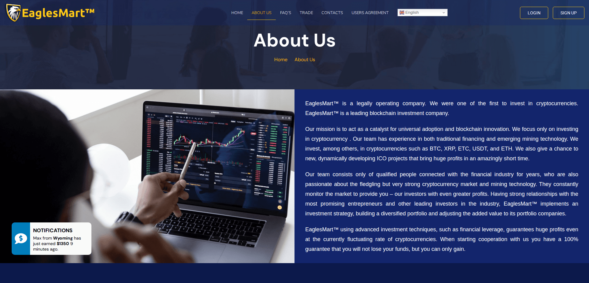 Website screenshot for https://eaglestmart.com/ - 3