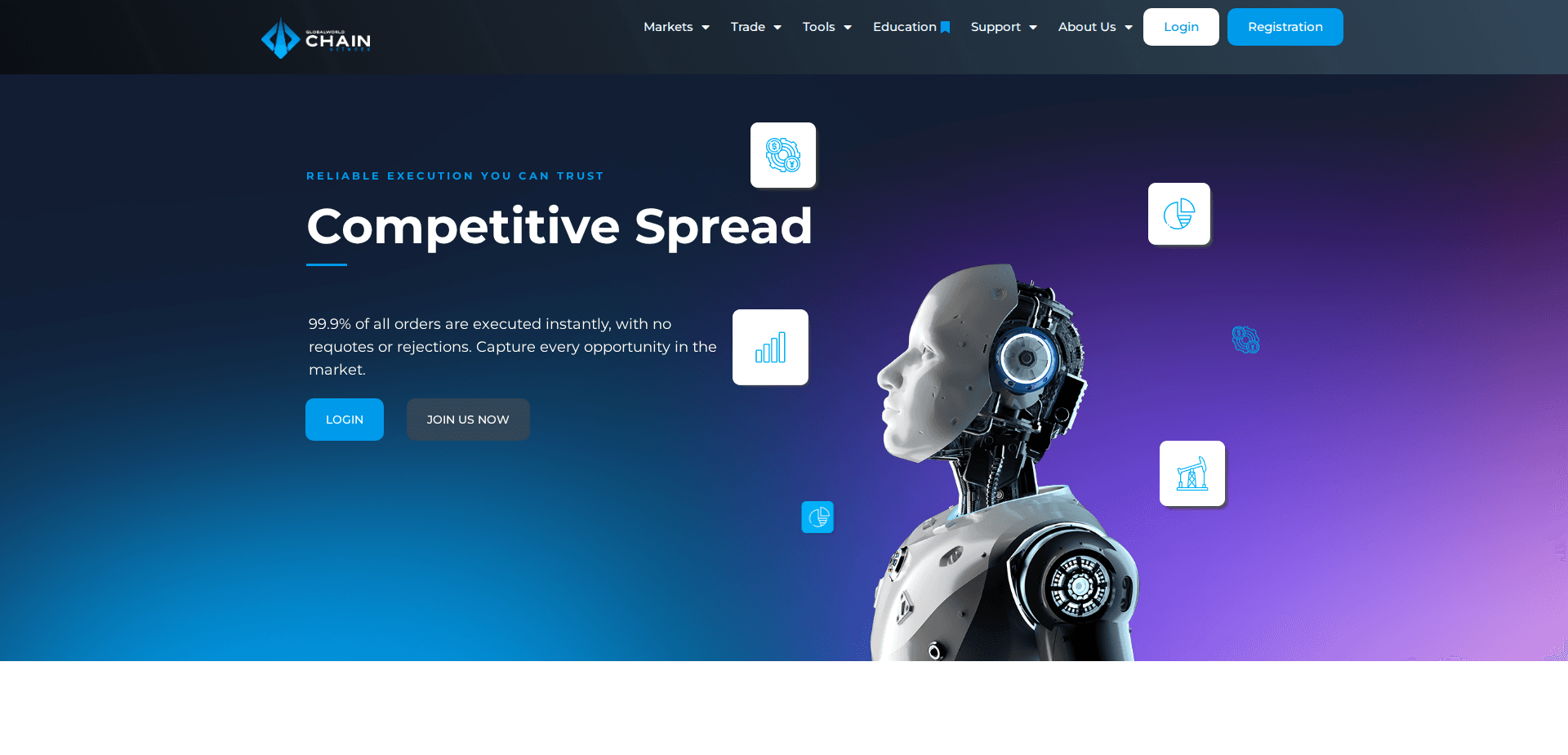 Website screenshot for https://globalworldchainnetwork.com/ - 1